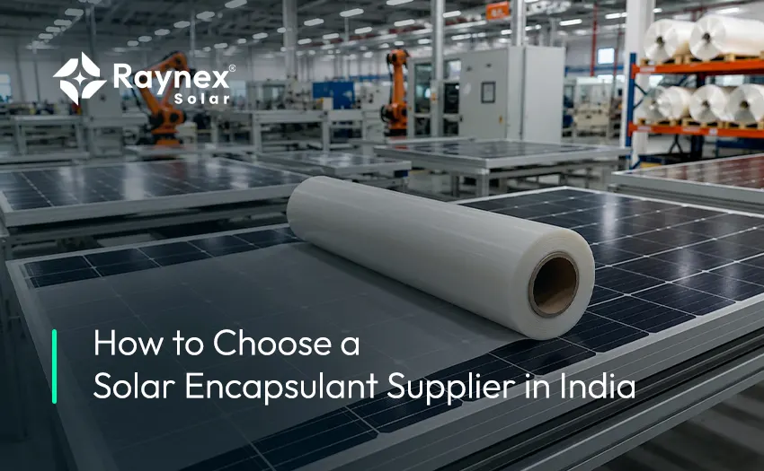 How to Choose a Solar Encapsulant Supplier in India