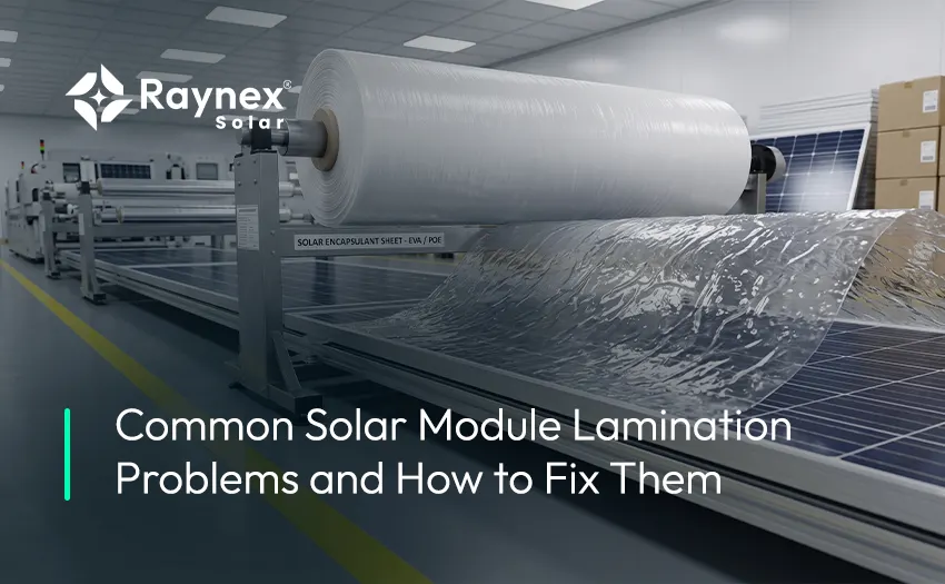 Common Solar Module Lamination Problems and How to Fix Them